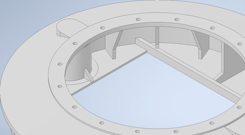 Reverse engineered clarifier cover part