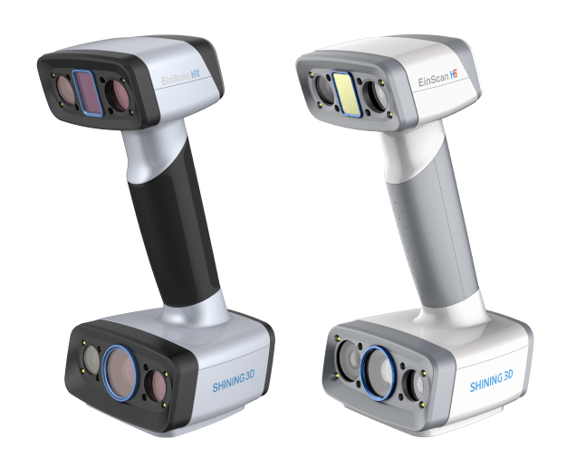 Hybrid Light Source Handheld 3D Scanners