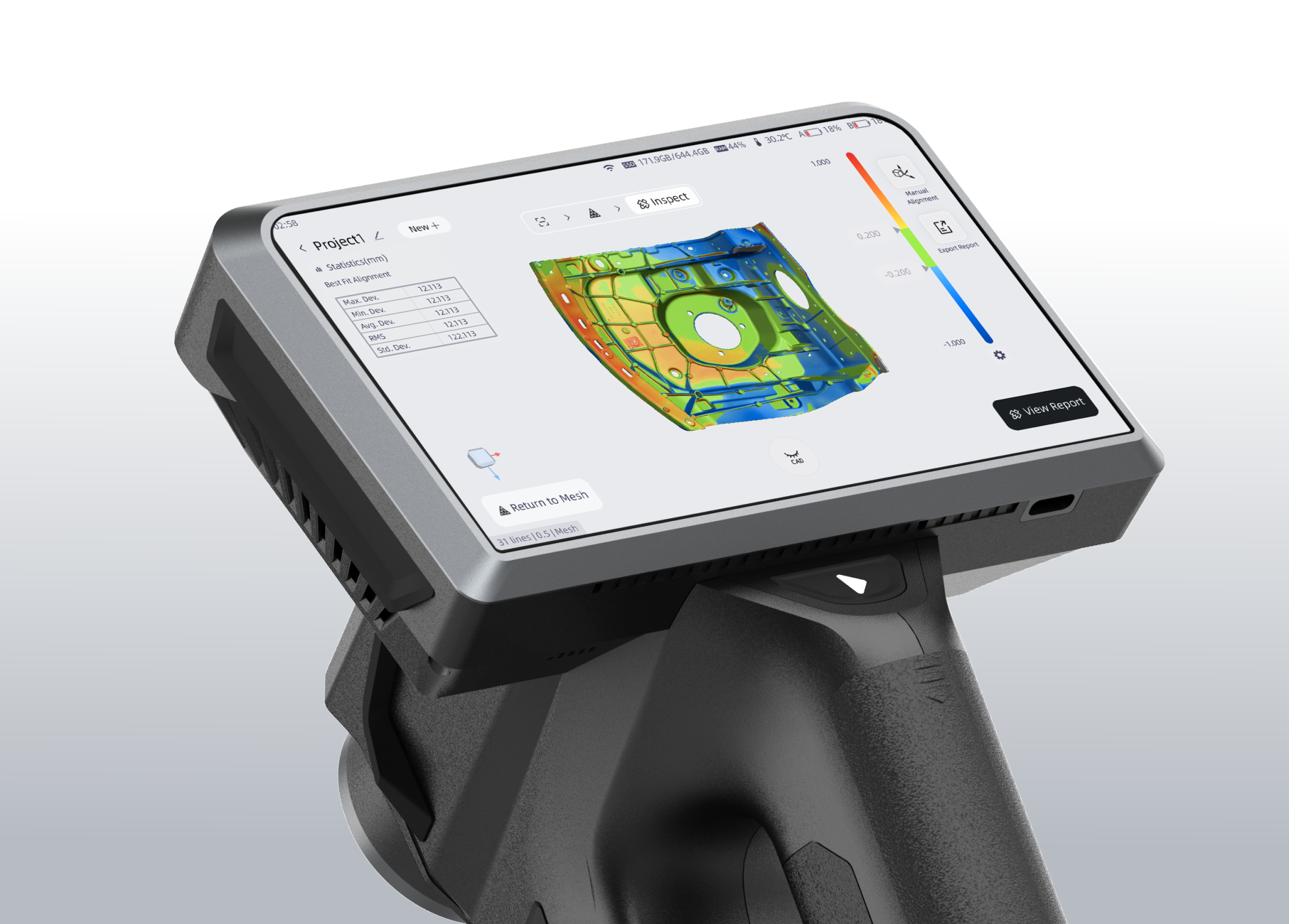 on-scanner inspection