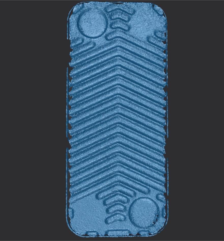 Nosiy scan data generated when floor is shaking