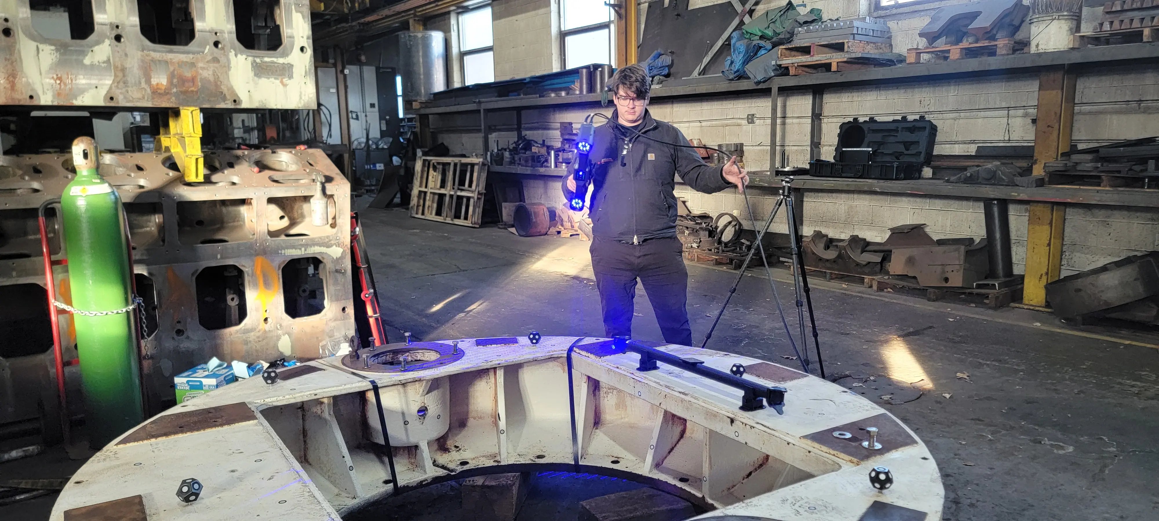 3D data acquisition by FreeScan UE Nova