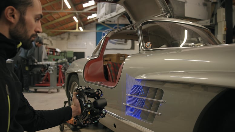 3D scanning with FreeScan Trak Nova
