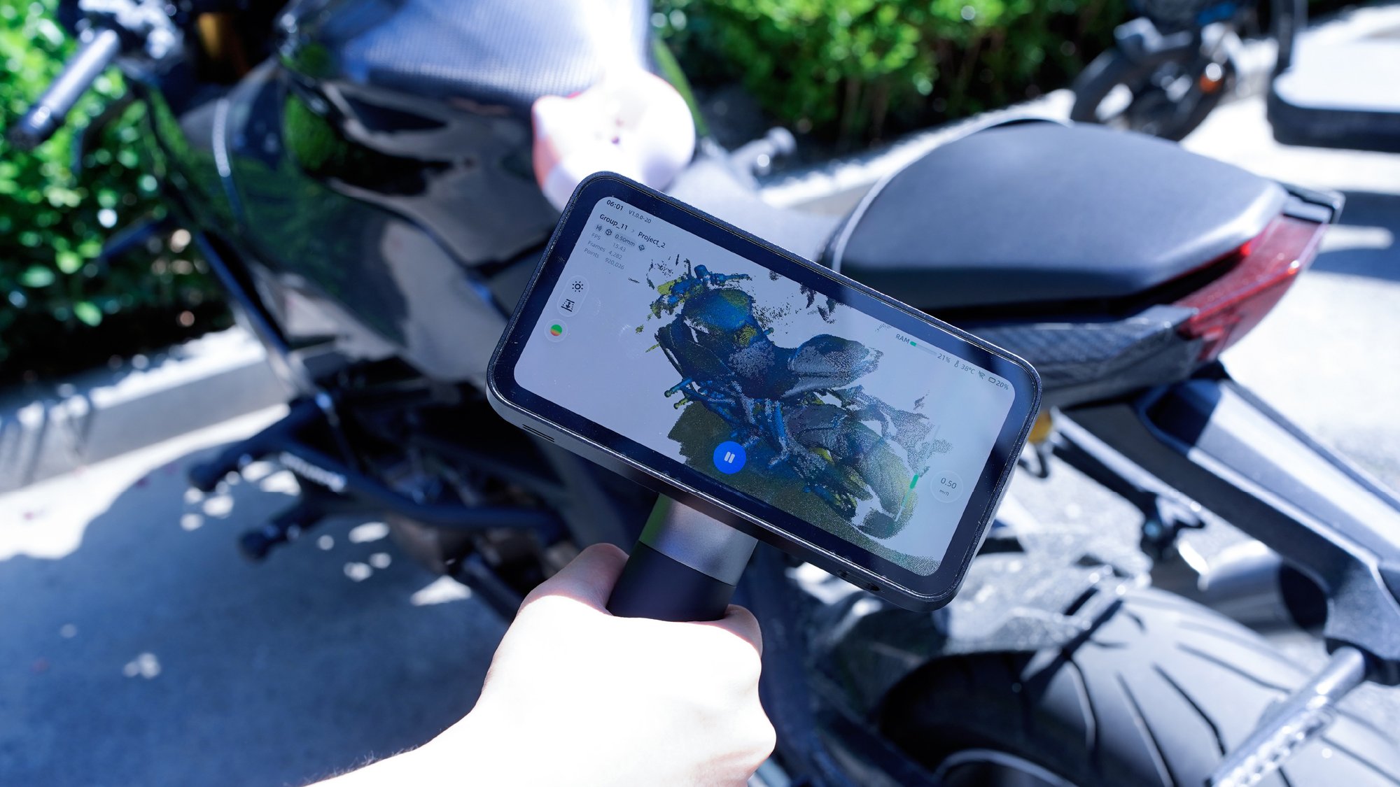 Outdoor scanning