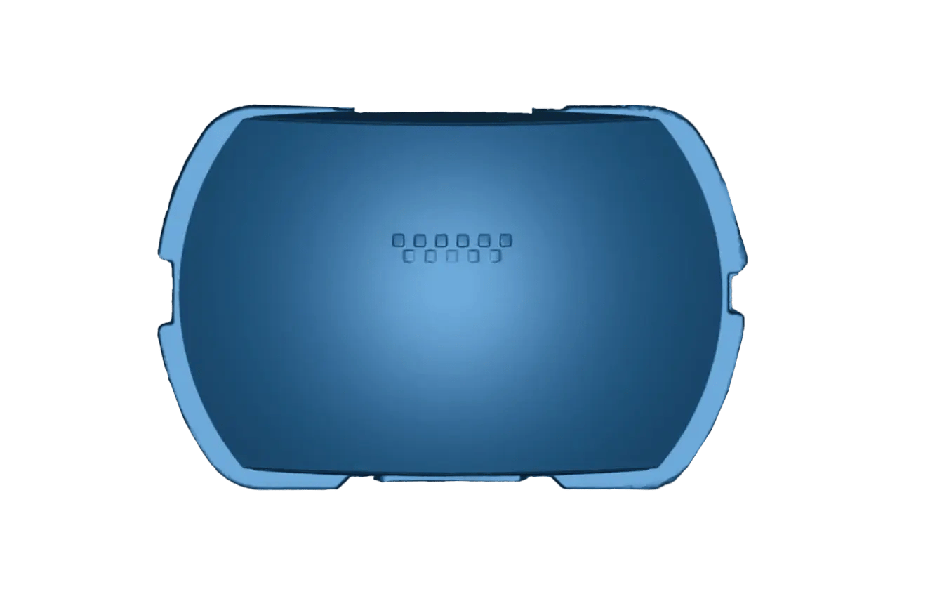 3D scan data of the lens