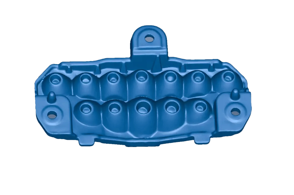 3D scan data of the concentrator