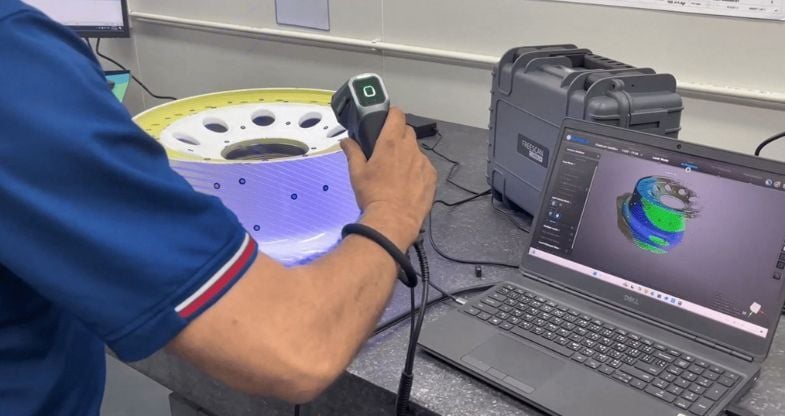 3D Scanning in Civil Aviation Manufacturing