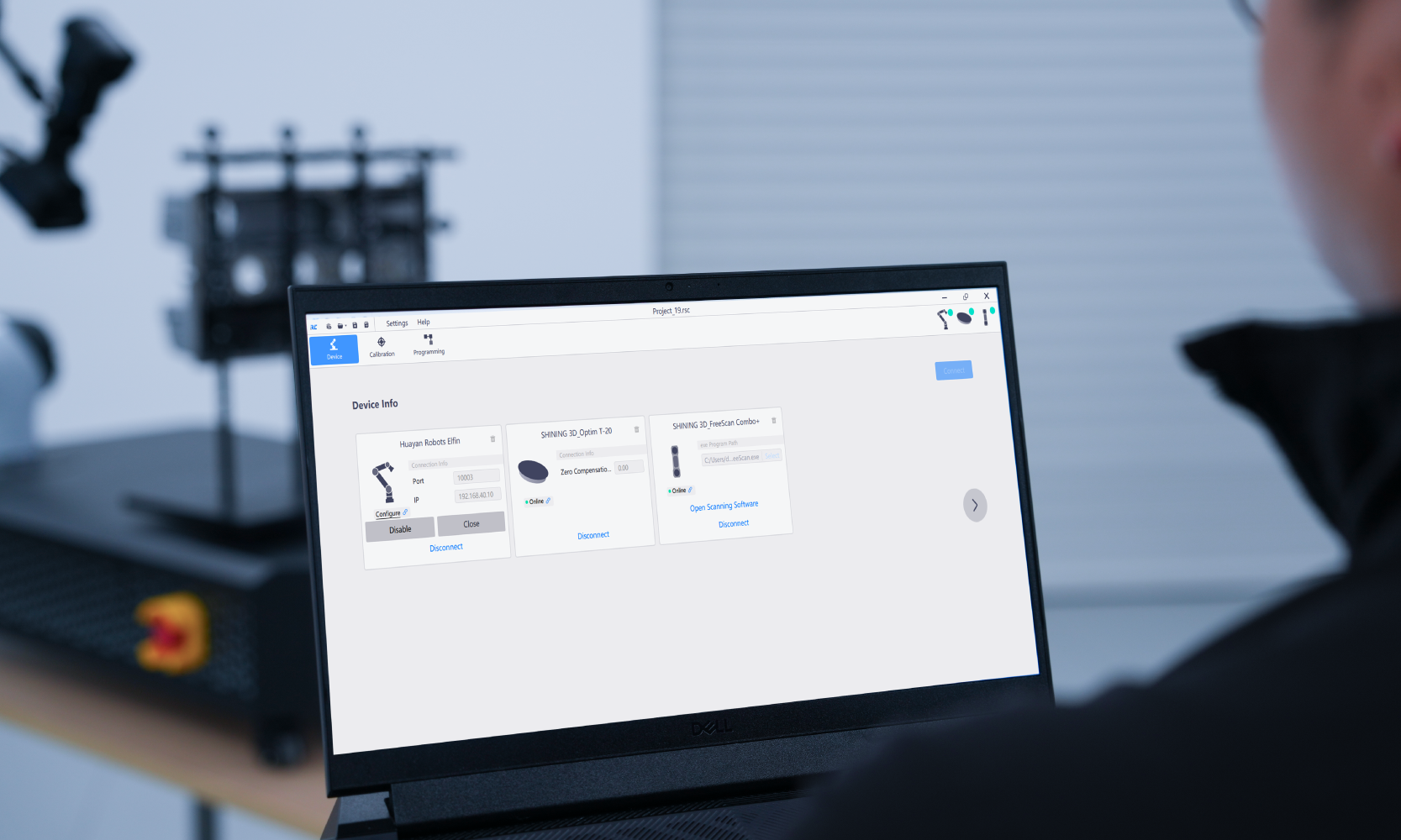 RobotScan Control Software