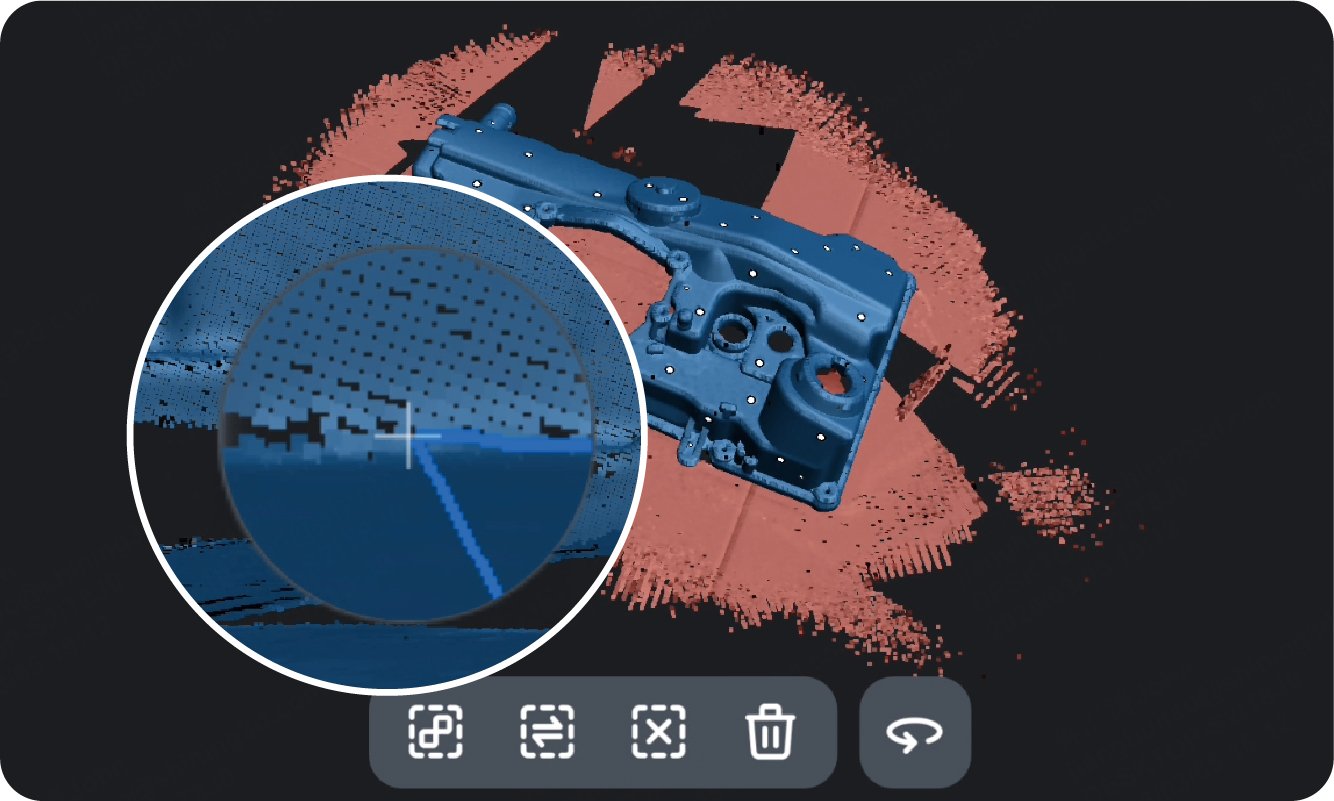 Flexible Bearbeitung von Punktwolken