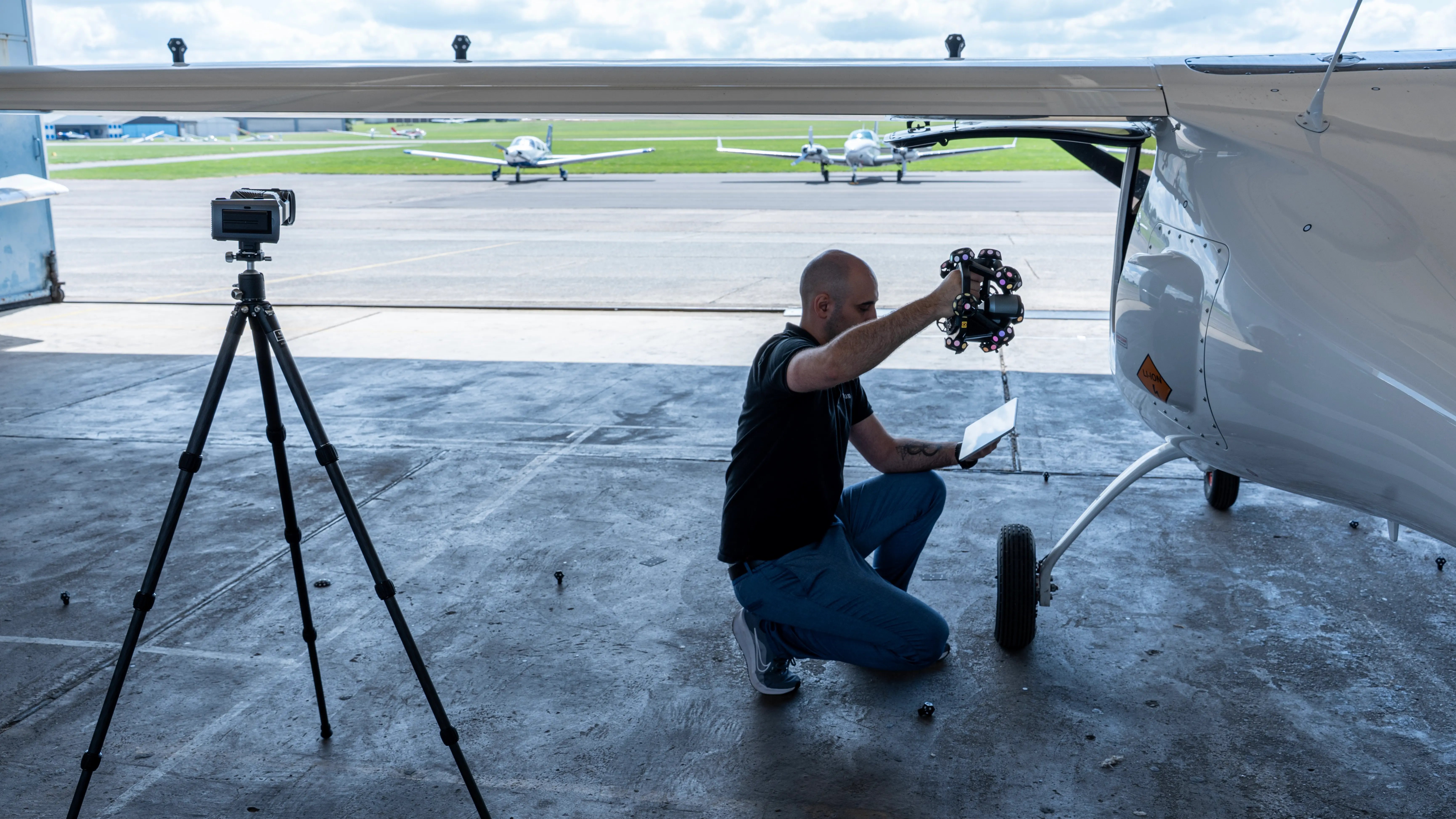 3D scanning of aircraft fuselages