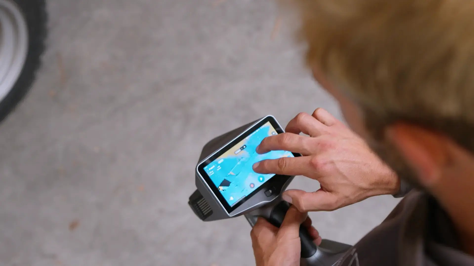 Checking data on device