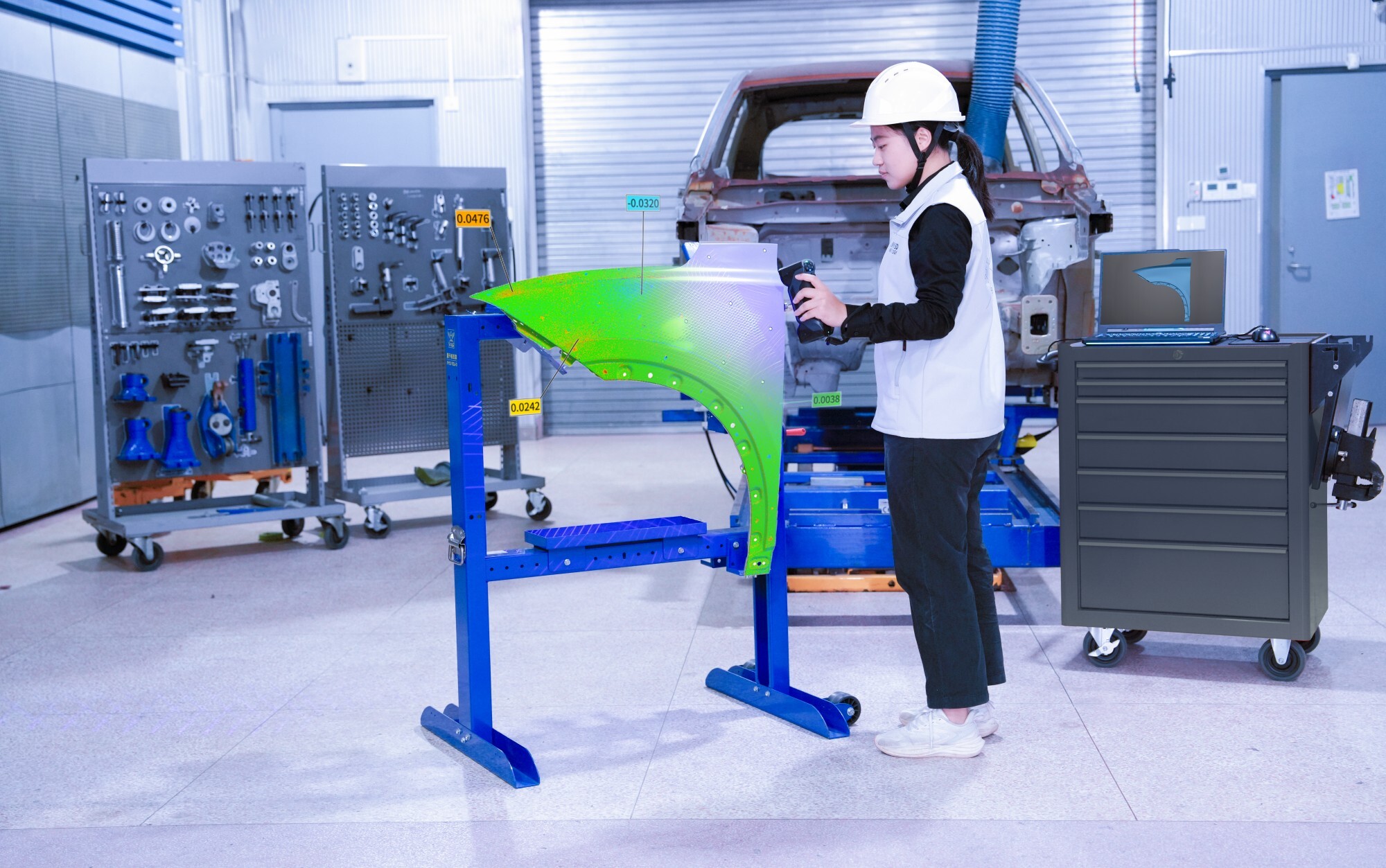 3D scanning car