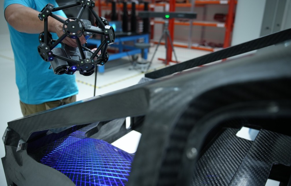 FreeScan Trak Pro2 for hypercar monocoque quality control