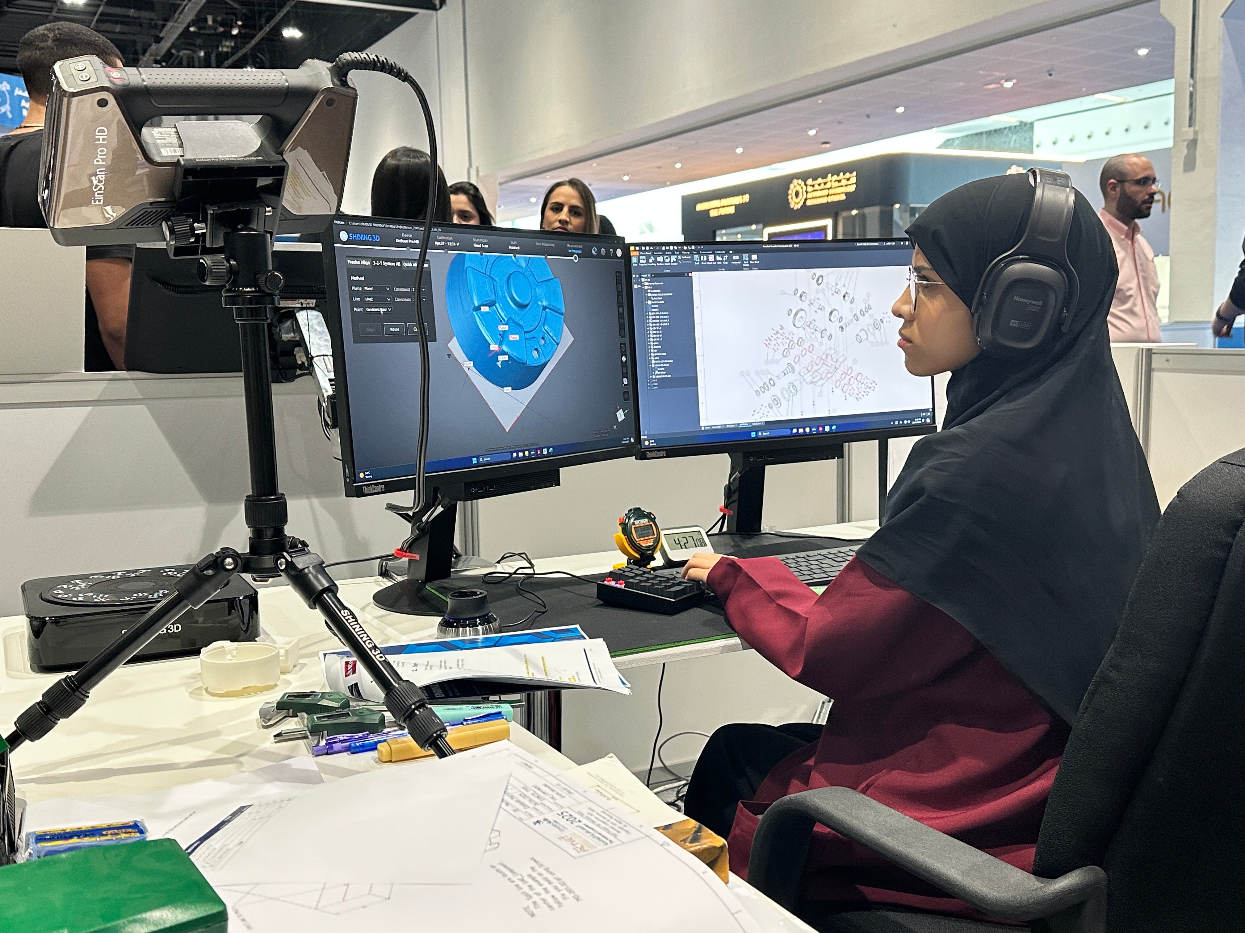 Emirates Skills and EinScan Pro HD
