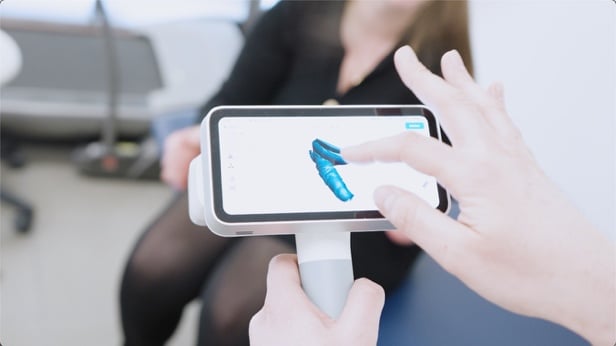 Process the scan data on the device Process the scan data on the device
