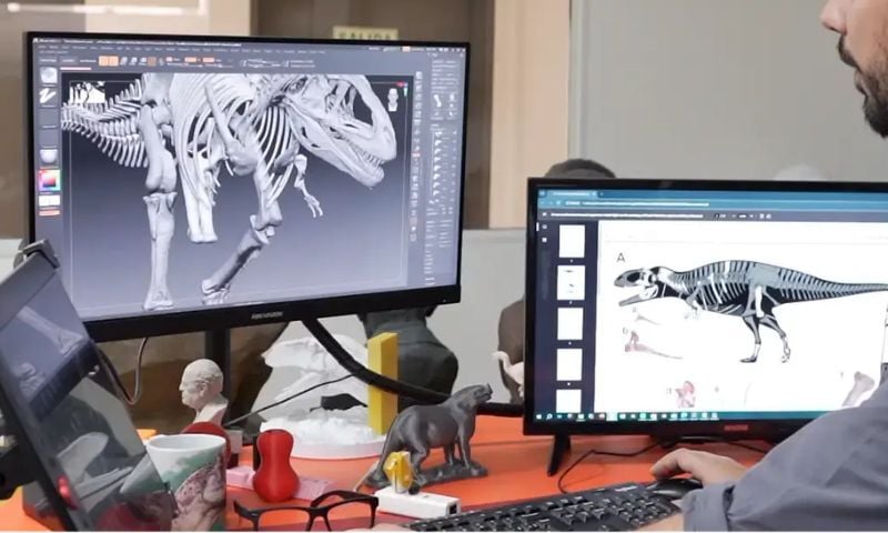 Dinosaur Modeling from Fossils