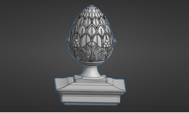 Historic Cast-Iron Handrail Caps