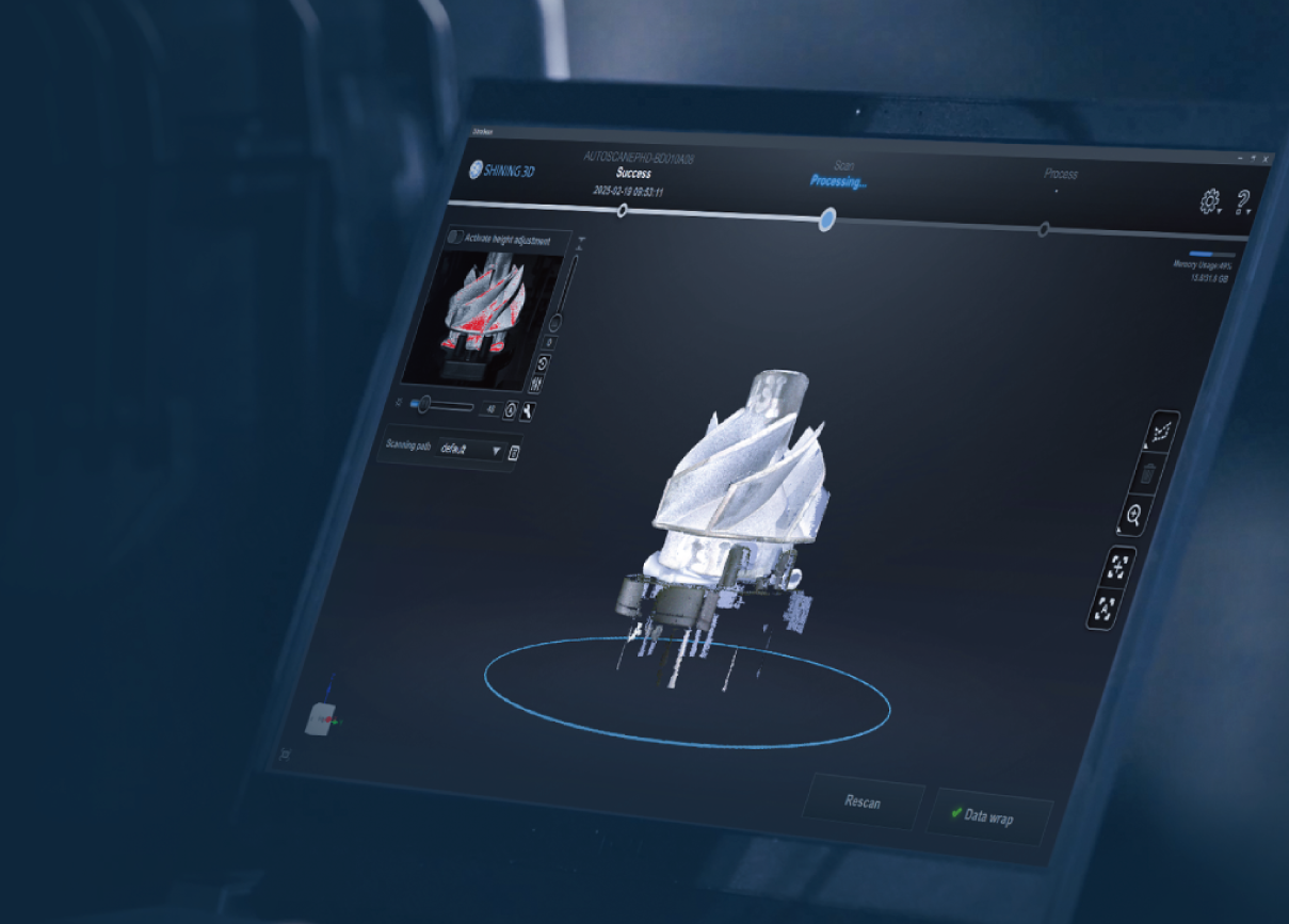 AutoScan Inspec2丨Automatic Desktop 3D Scanner丨SHINING 3D Metrology