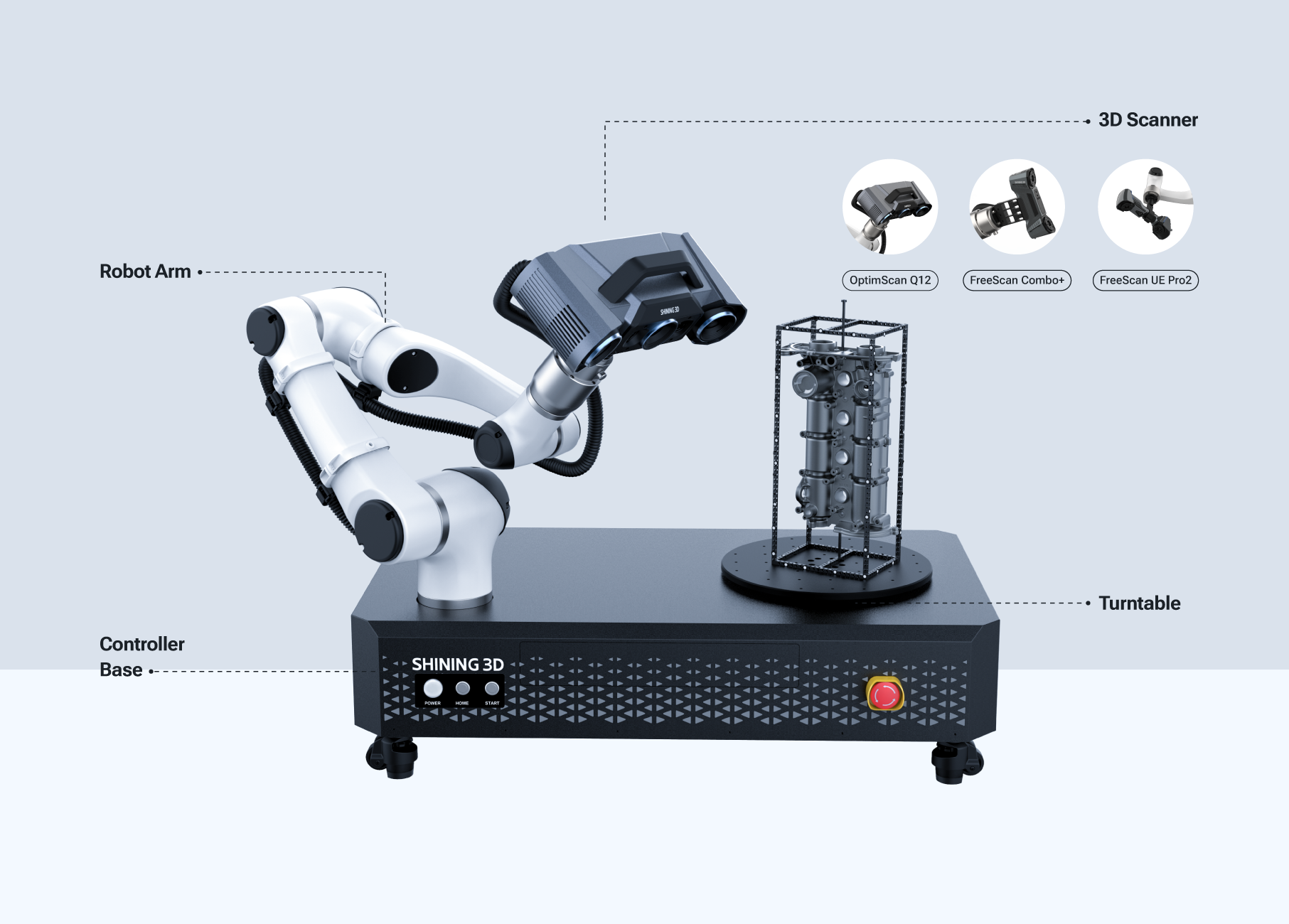 自動化ソリューション | RobotScanシリーズ | 3D検査 | SHINING 3D 自動化ソリューション | RobotScanシリーズ | 3D検査 | SHINING 3D