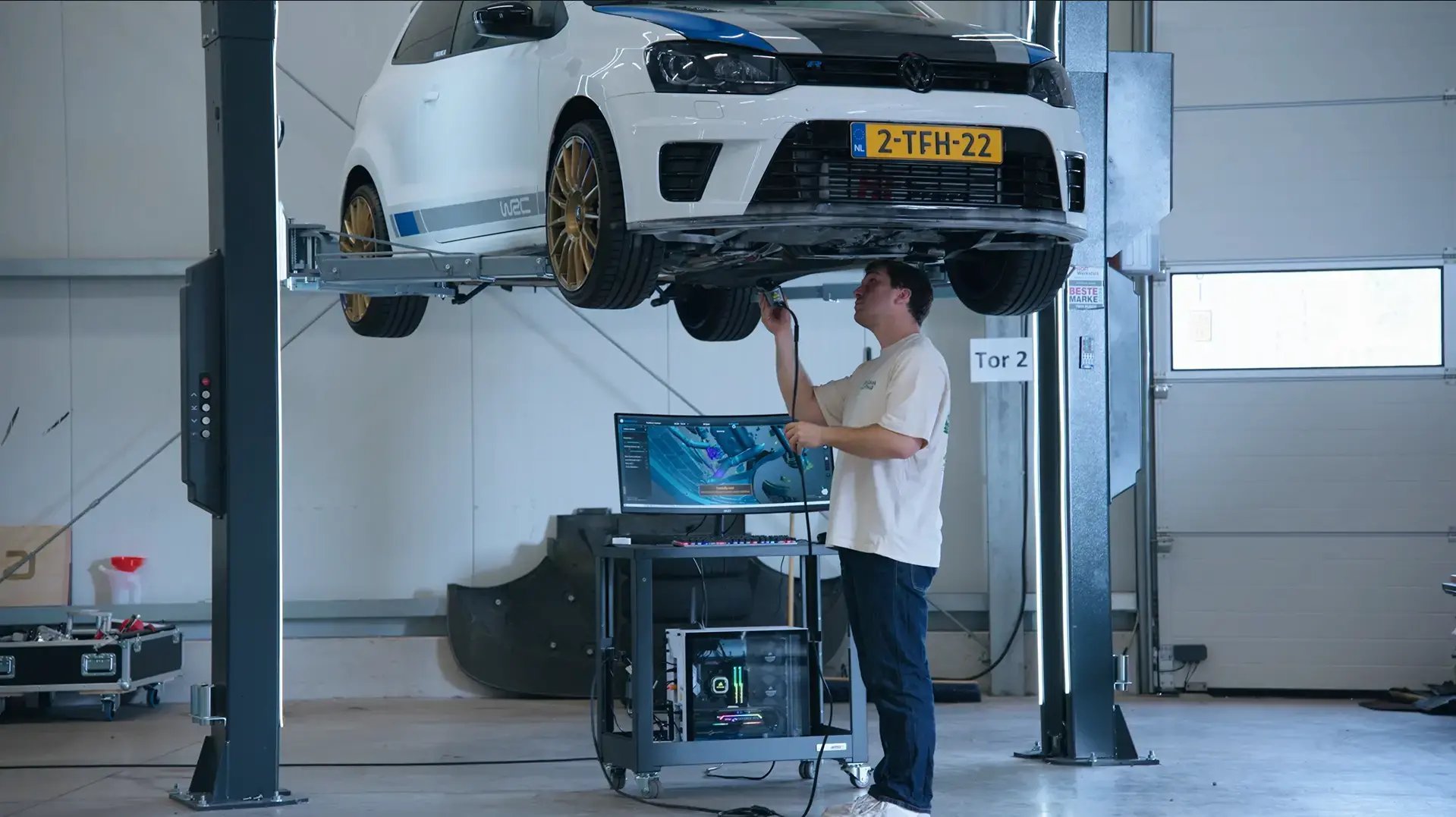 Chassis scanning by FreeScan Combo