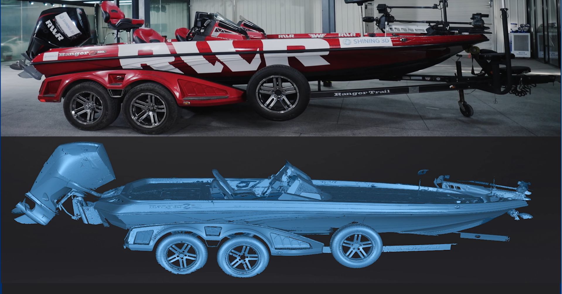 digital twin of a yacht