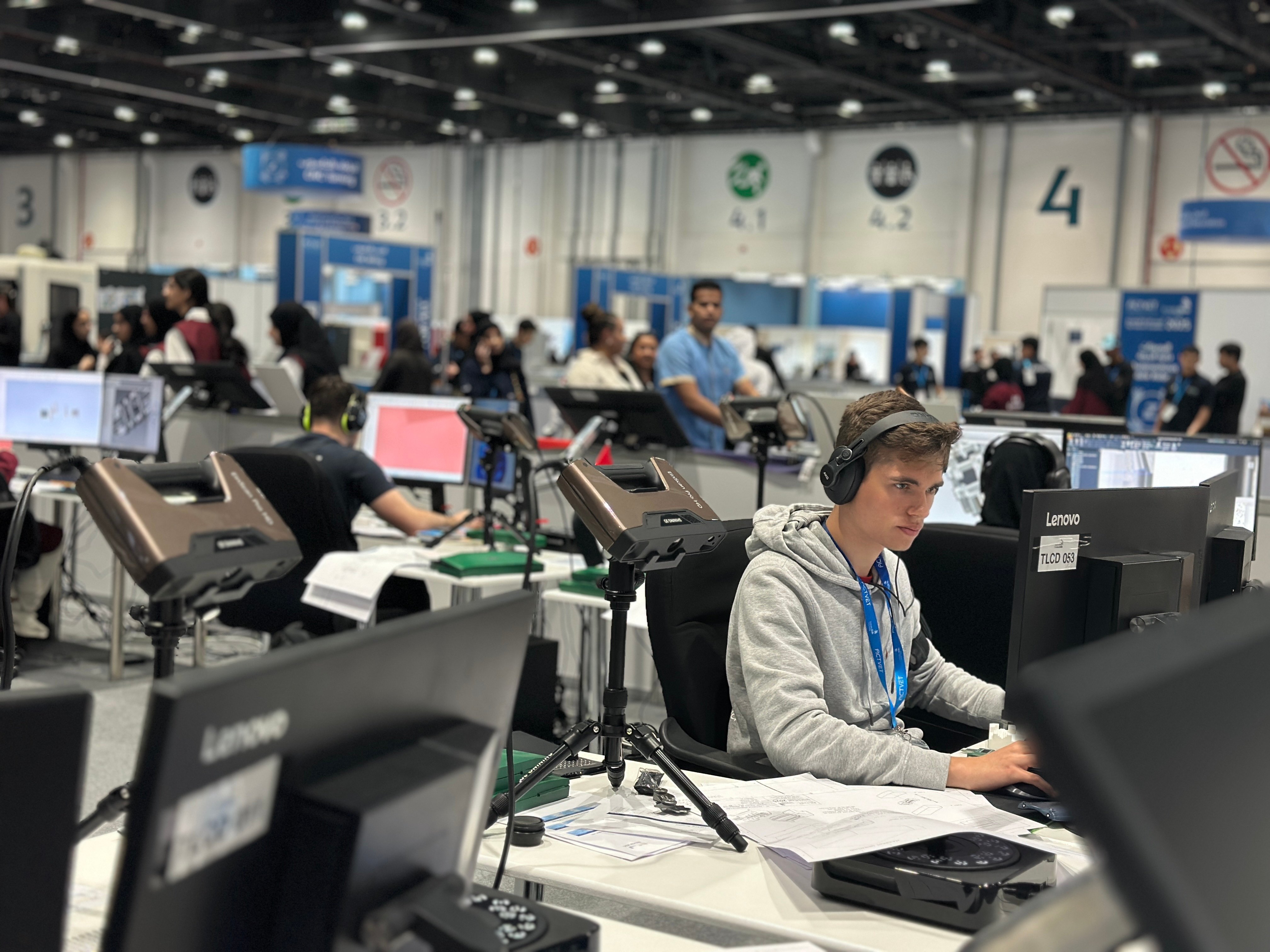 shining 3d at Emirates Skills 2025