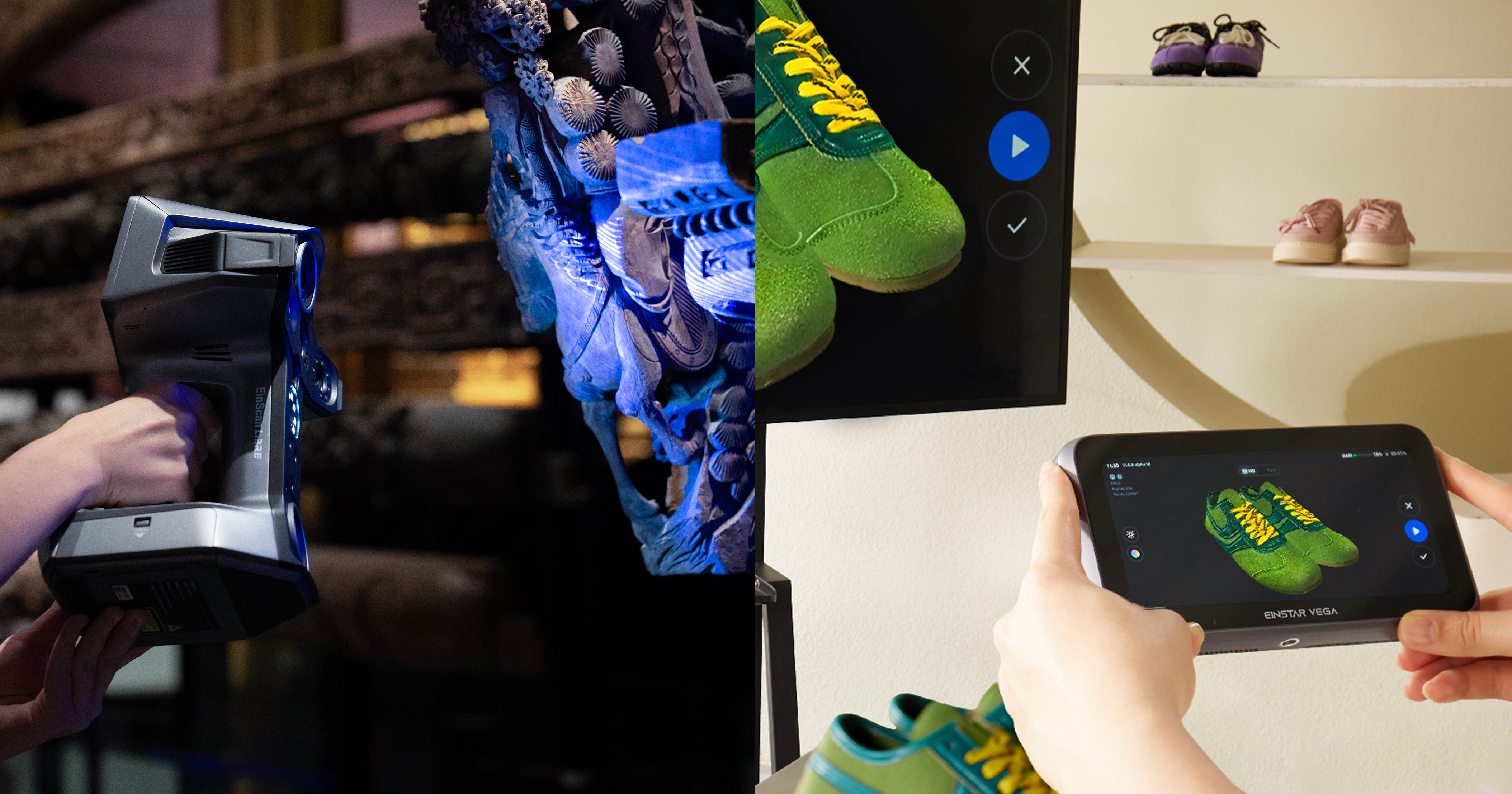 wireless all-in-one 3D scanners