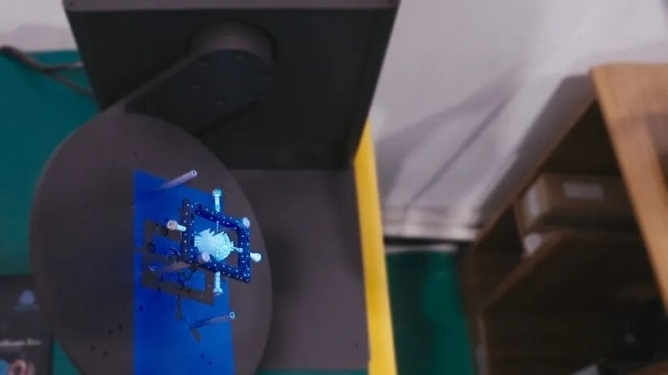 &nbsp;Automated 3D scanning with a 2-axis rotary table