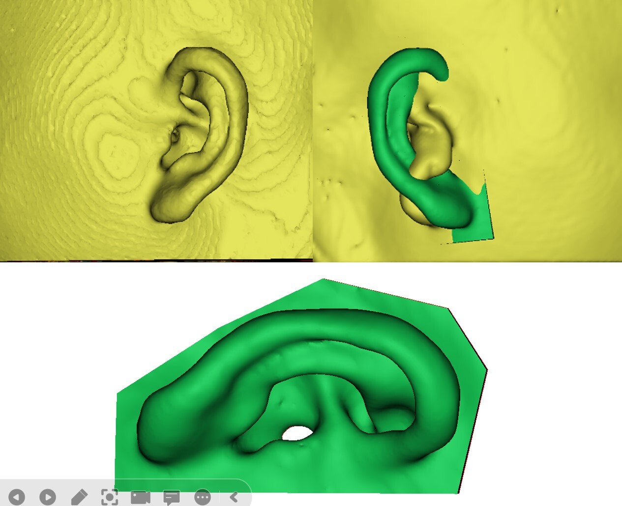 Digital model and the reconstruction process Digital model and the reconstruction process