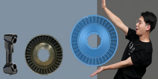 Rf Scan Engine How to Scan A Turbojet Engine with FreeScan 3D Scanner