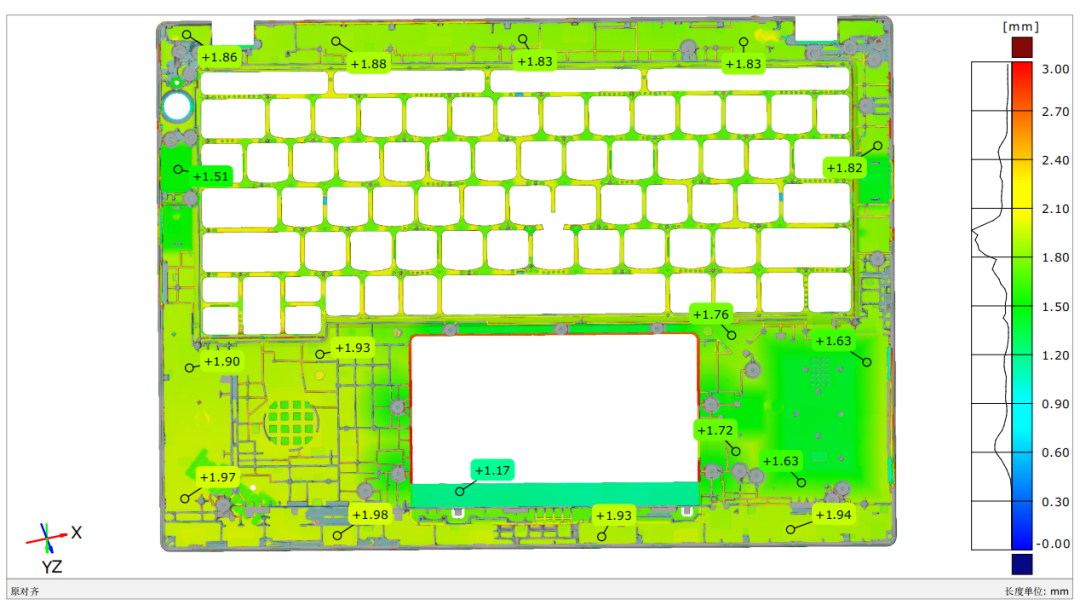Material Thickness Analysis