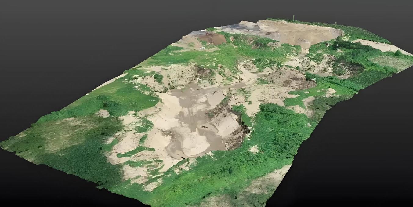 LiDAR technology used for terrain surveying and large-scale landscape mapping